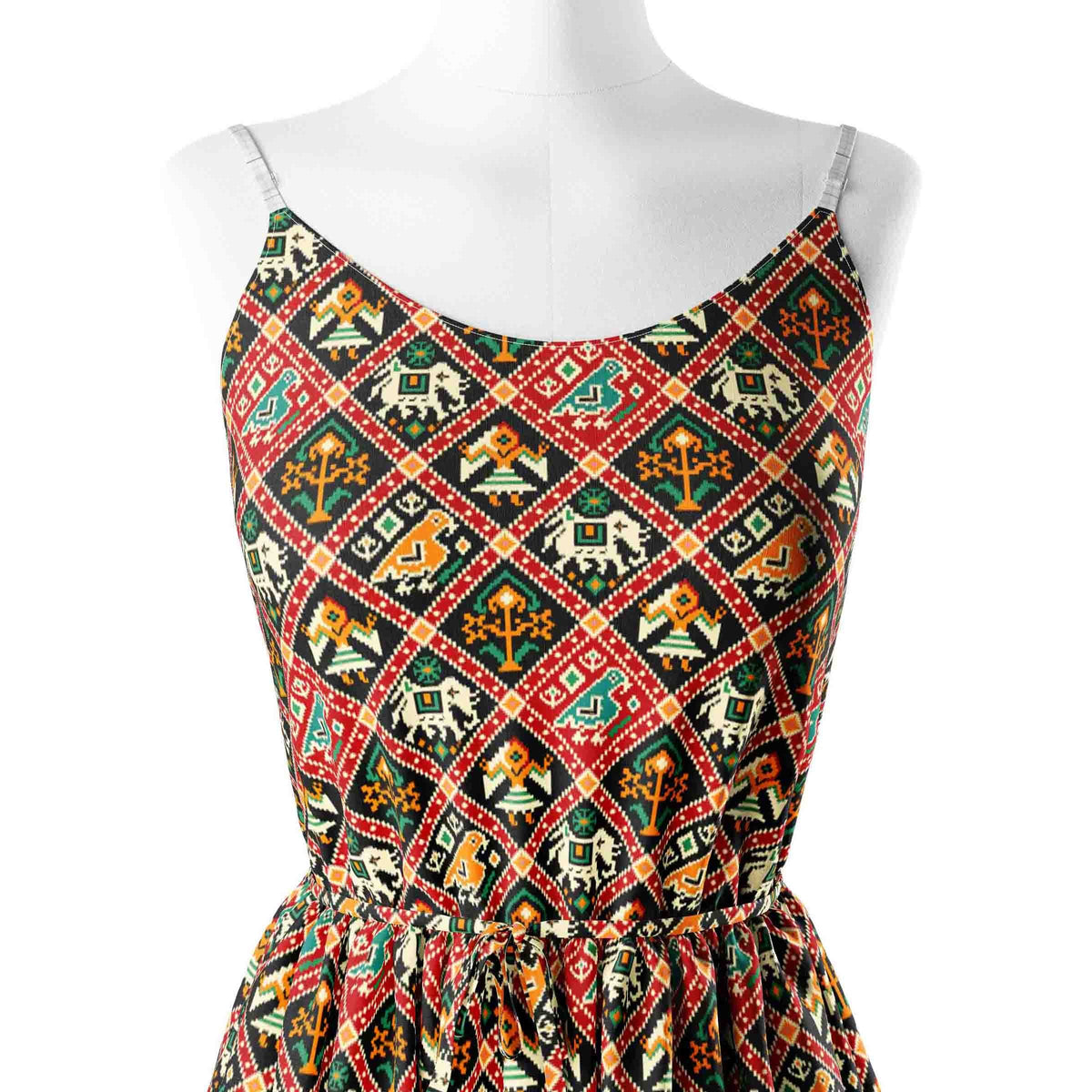 लाल रोम्बस पटोला