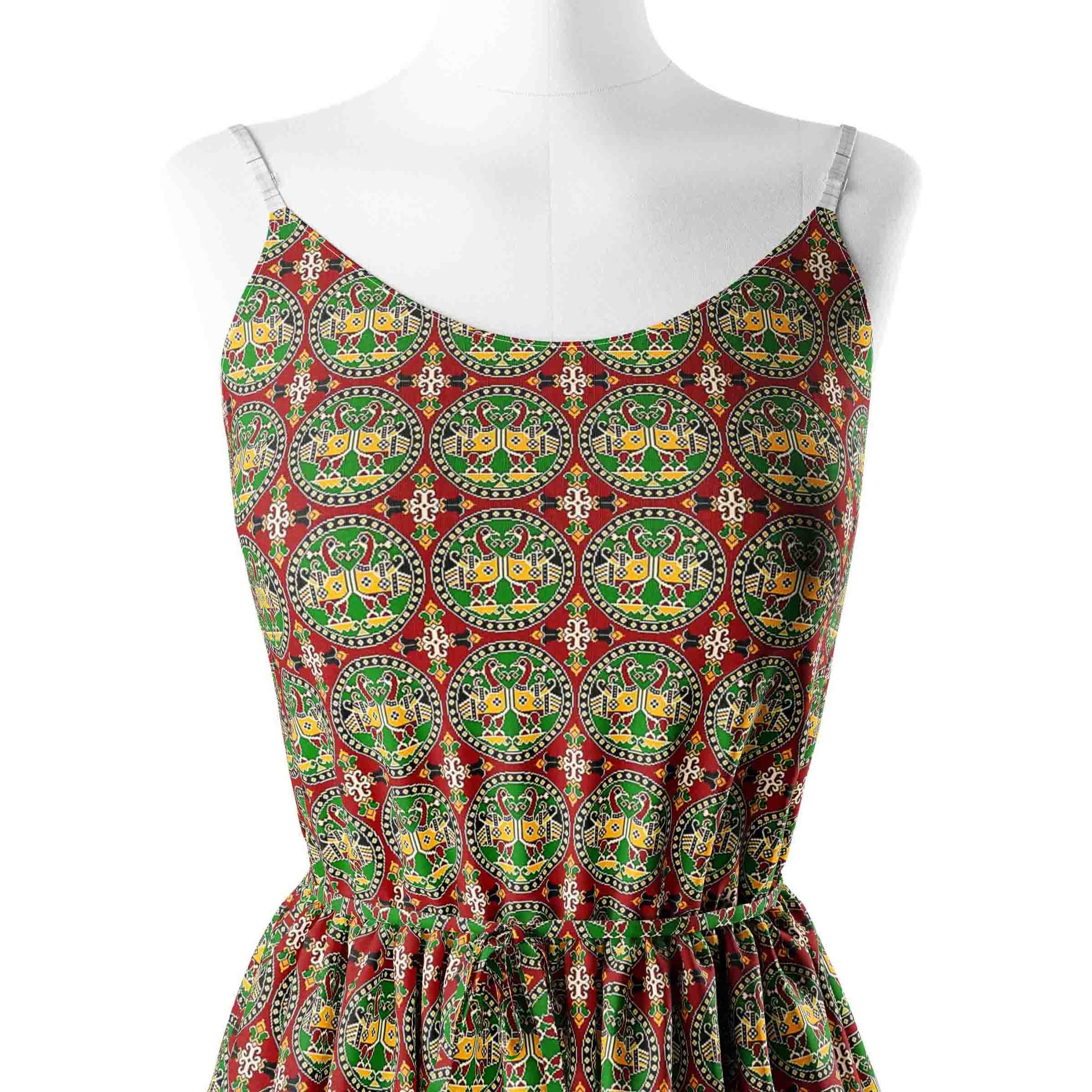 Circled Peacock Patola