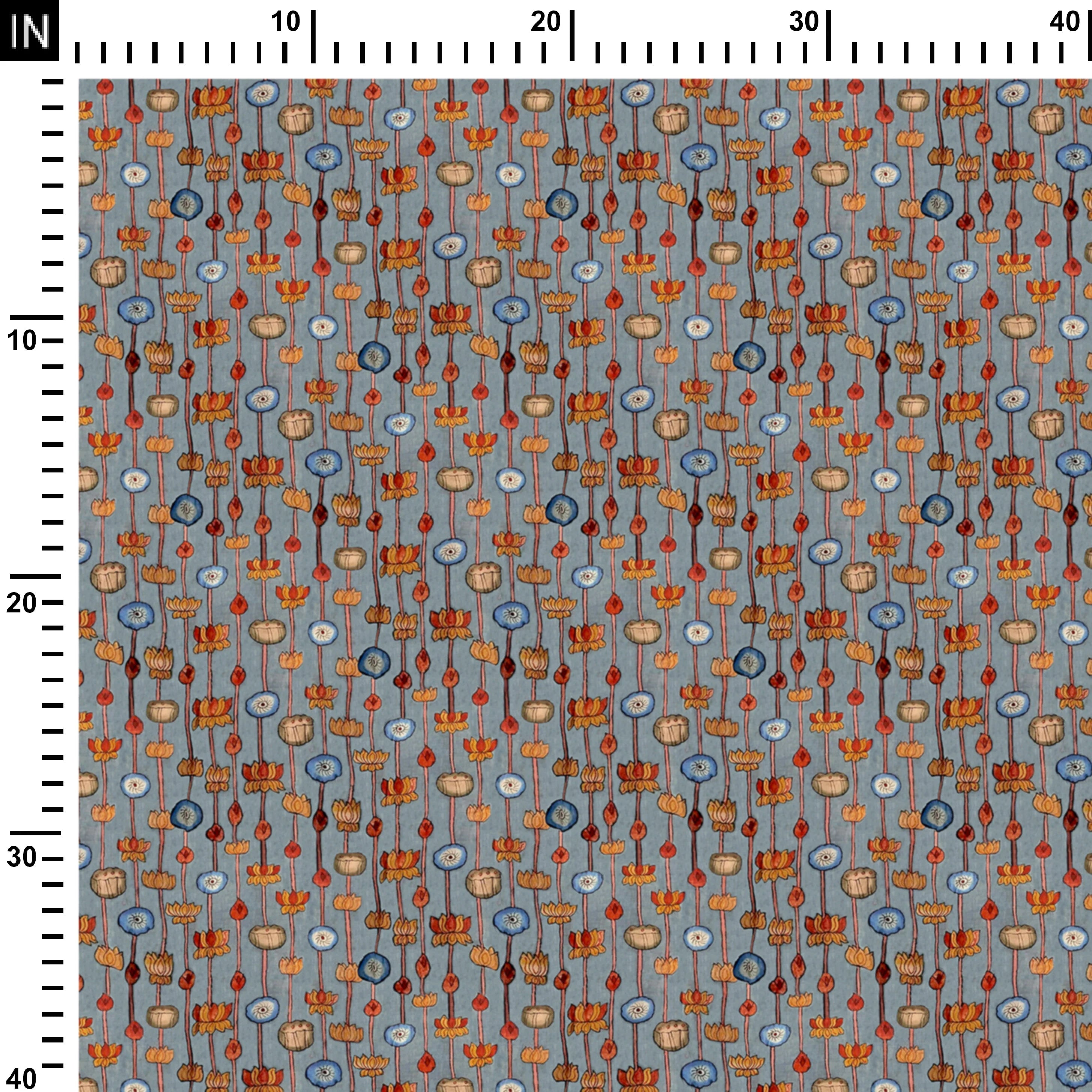 Line Connected Kalamkari