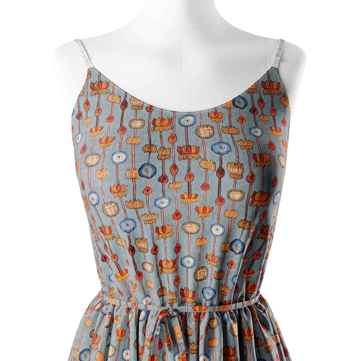 Line Connected Kalamkari