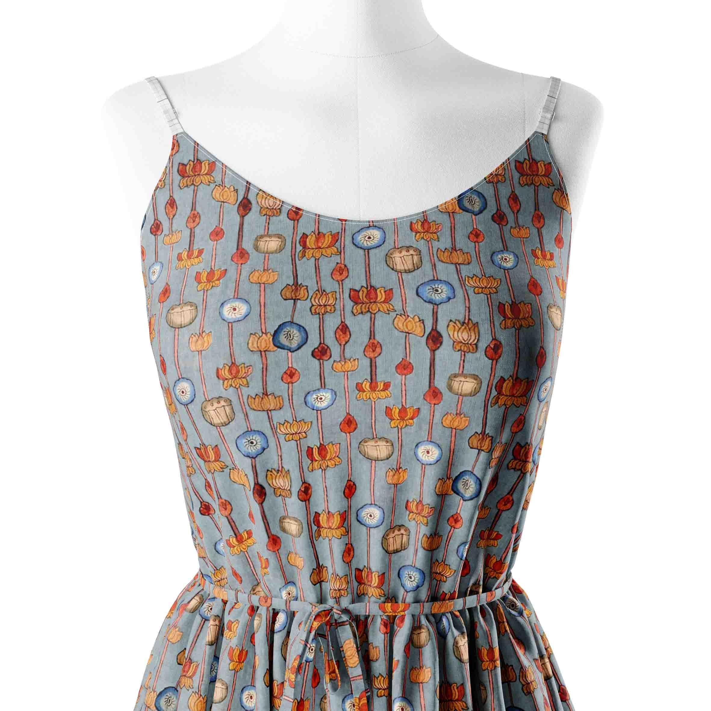 Line Connected Kalamkari