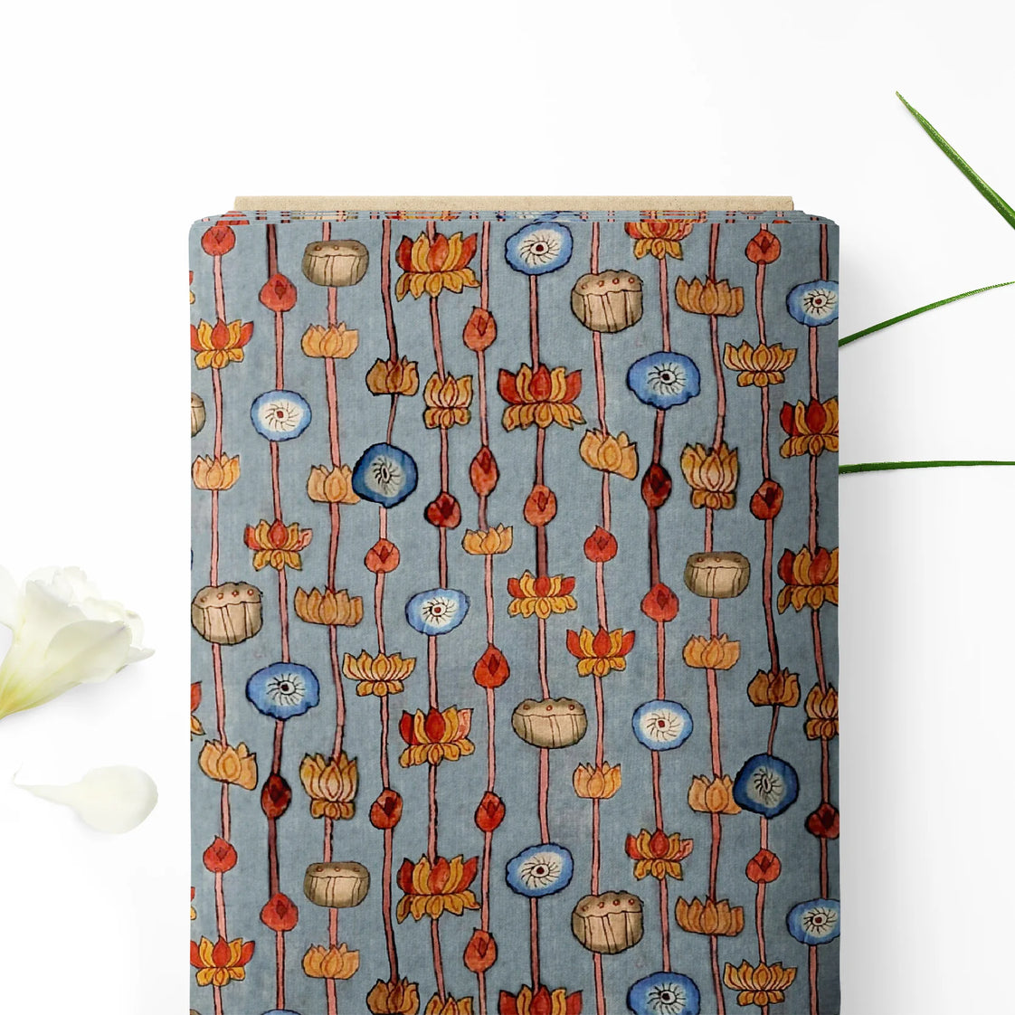 Line Connected Kalamkari