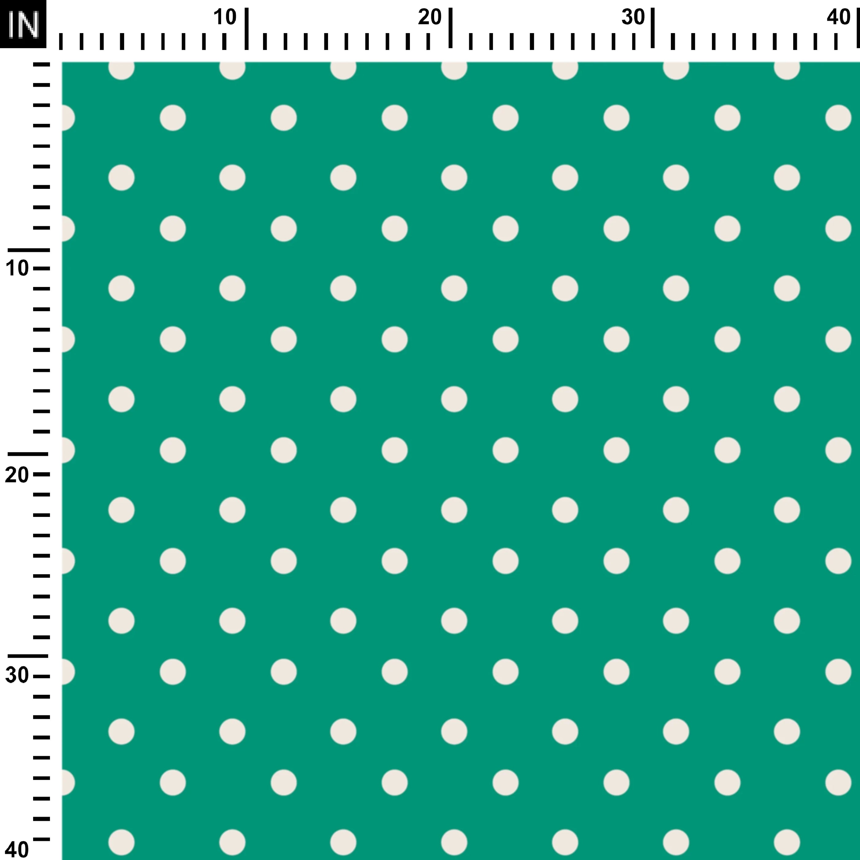 Mint Polka dots