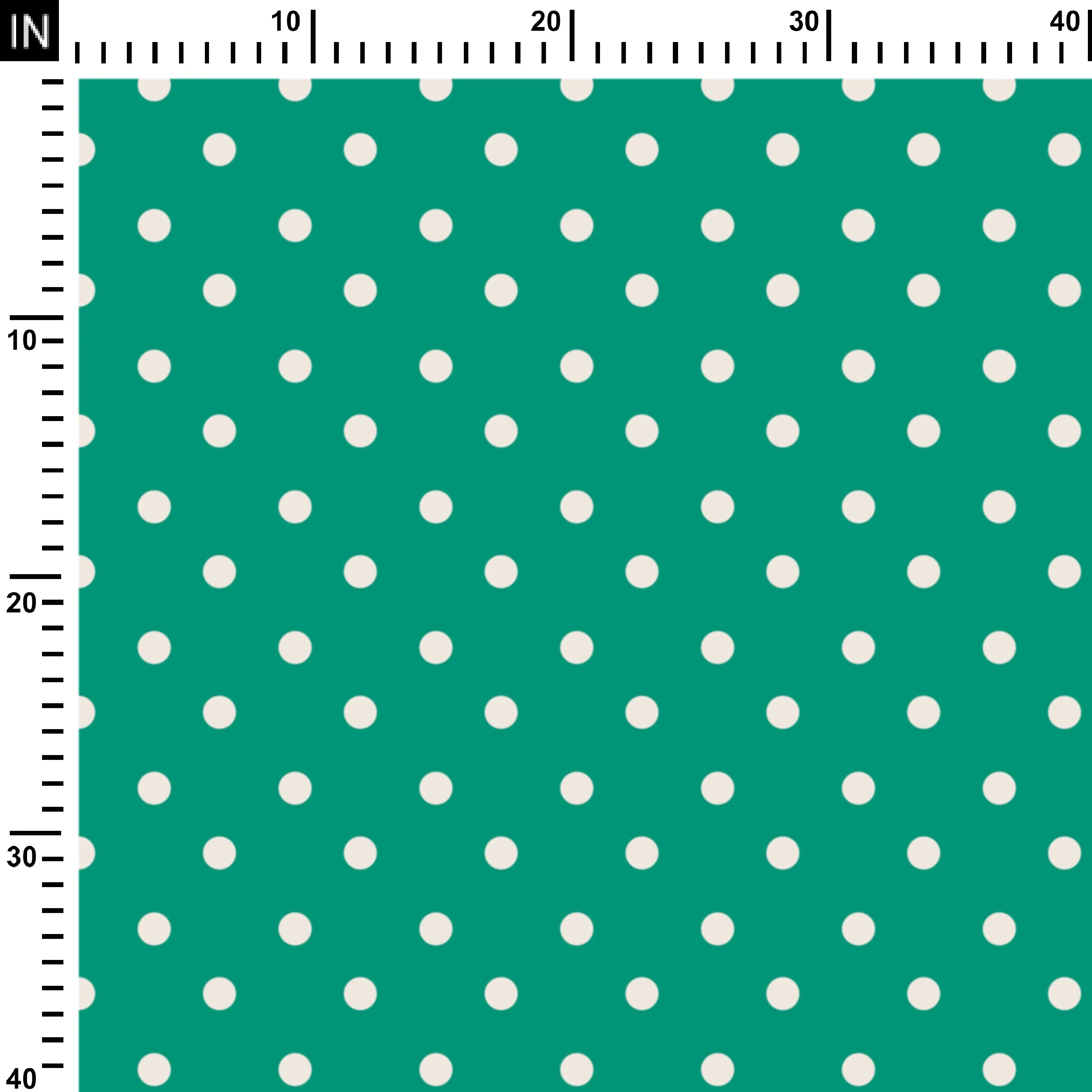 Mint Polka dots