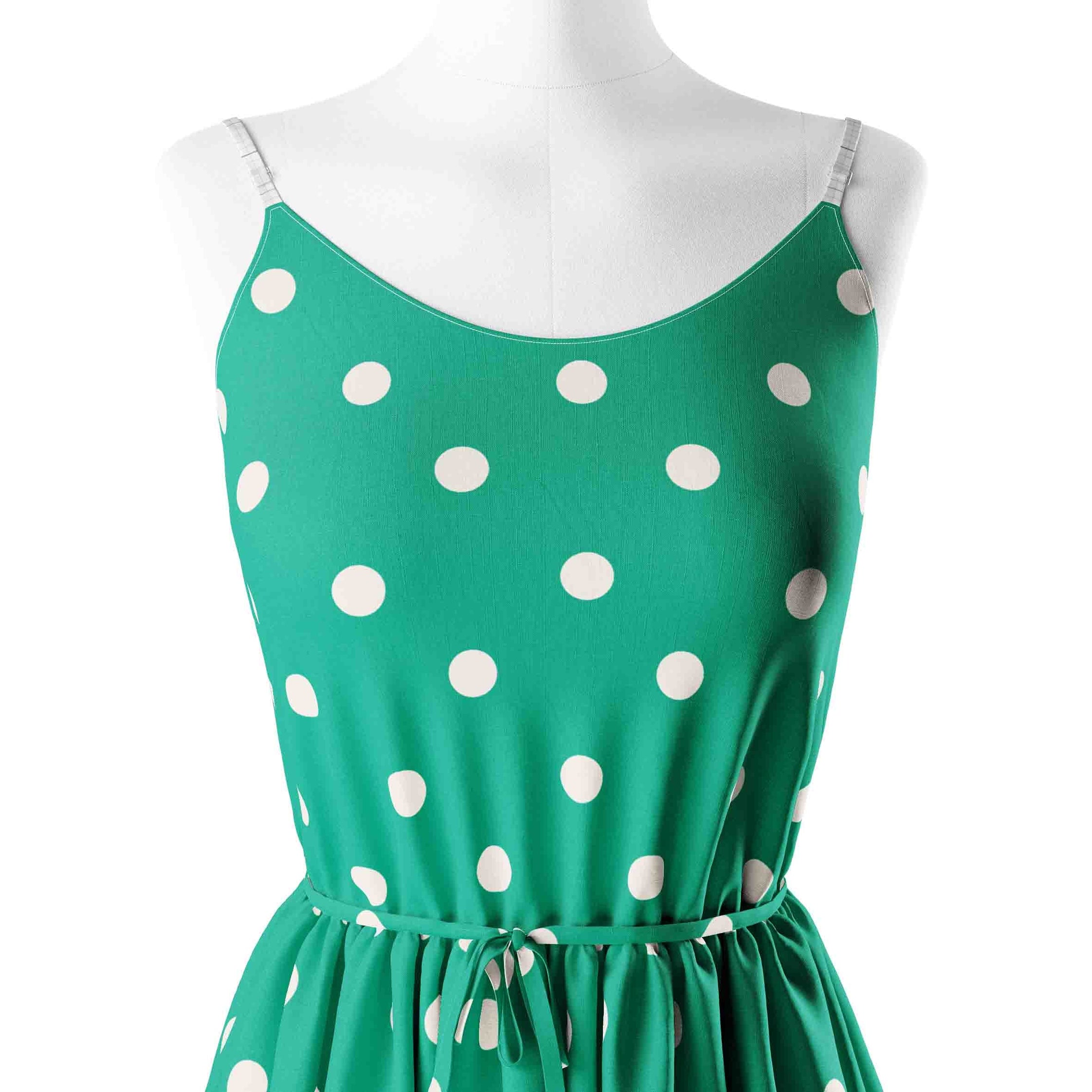 Mint Polka dots