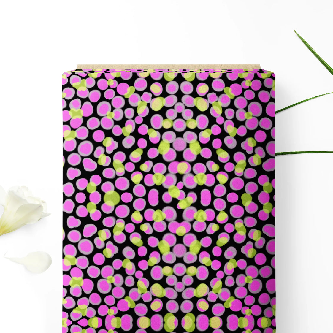 Purple polka pebbles 2