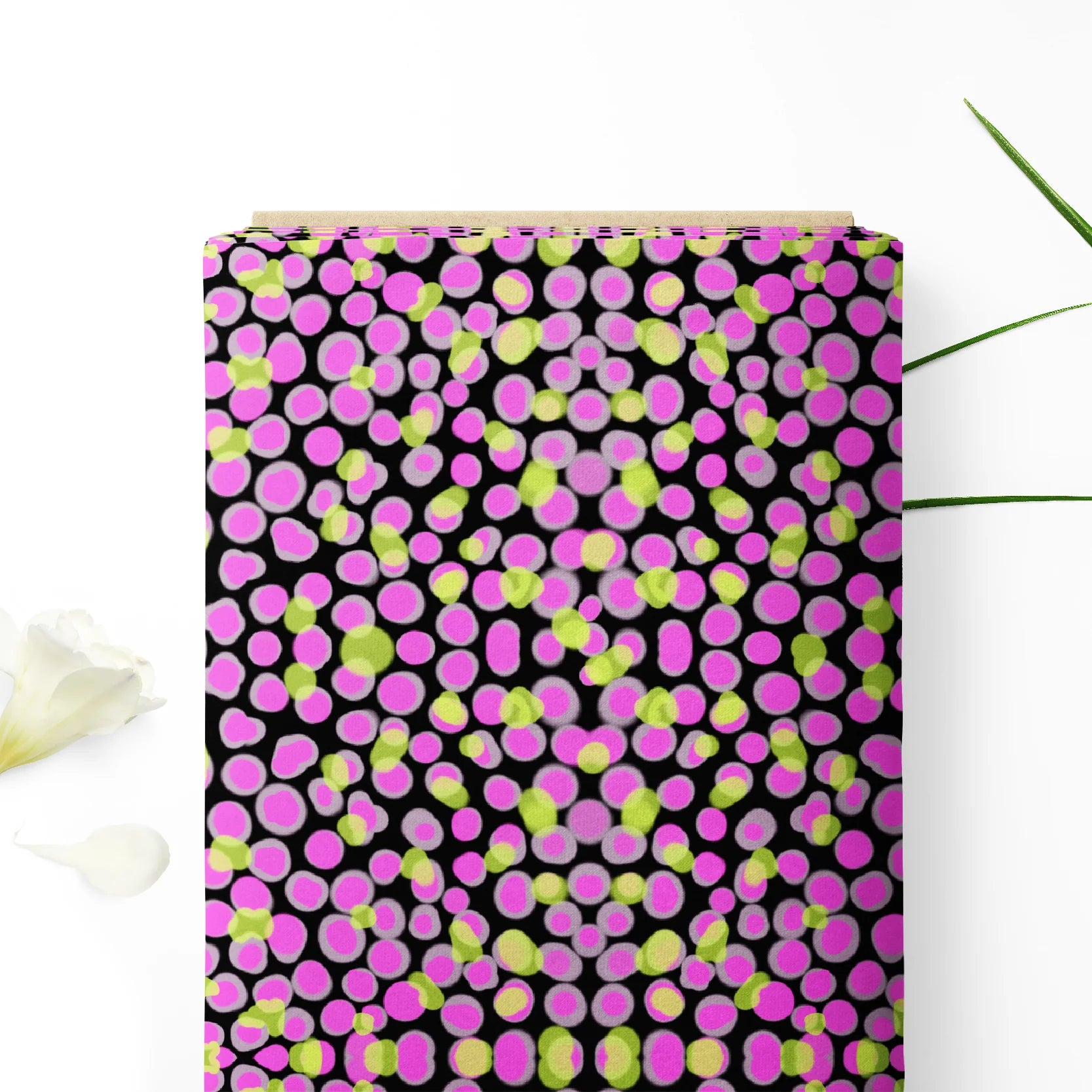 Purple polka pebbles 2