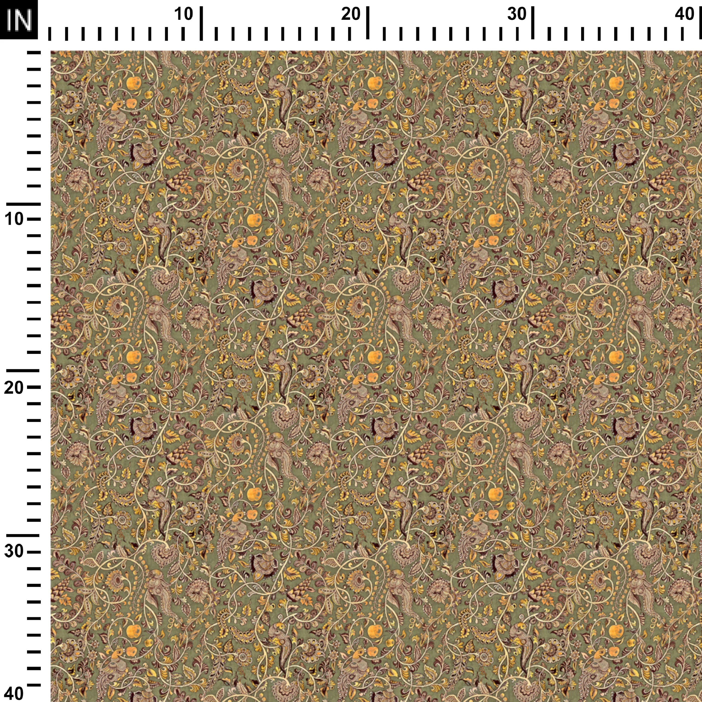 मोर और फल