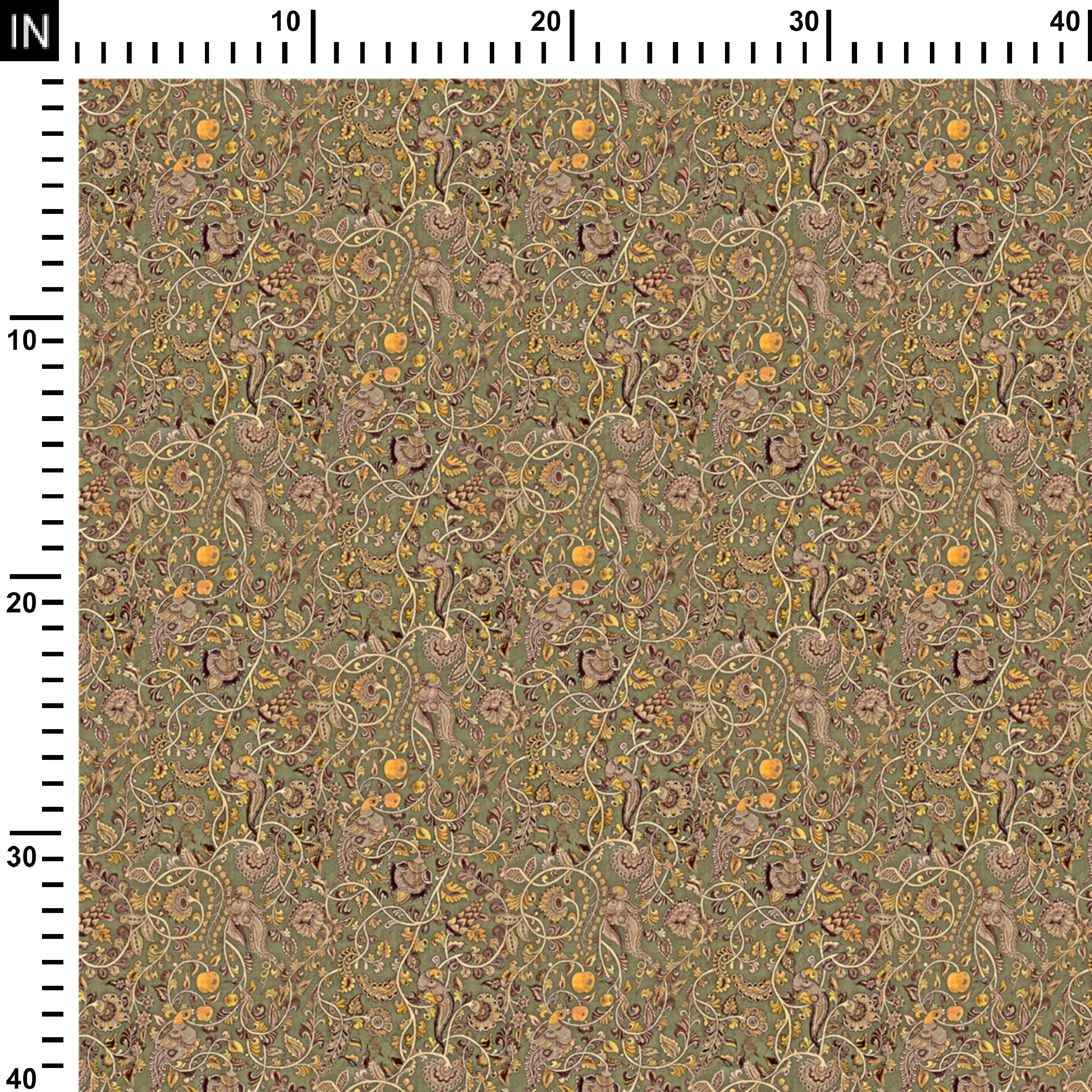 मोर और फल