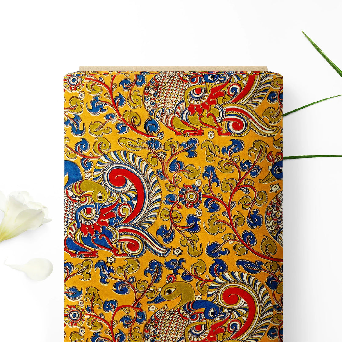 Դեղին սիրամարգ Kalamkari