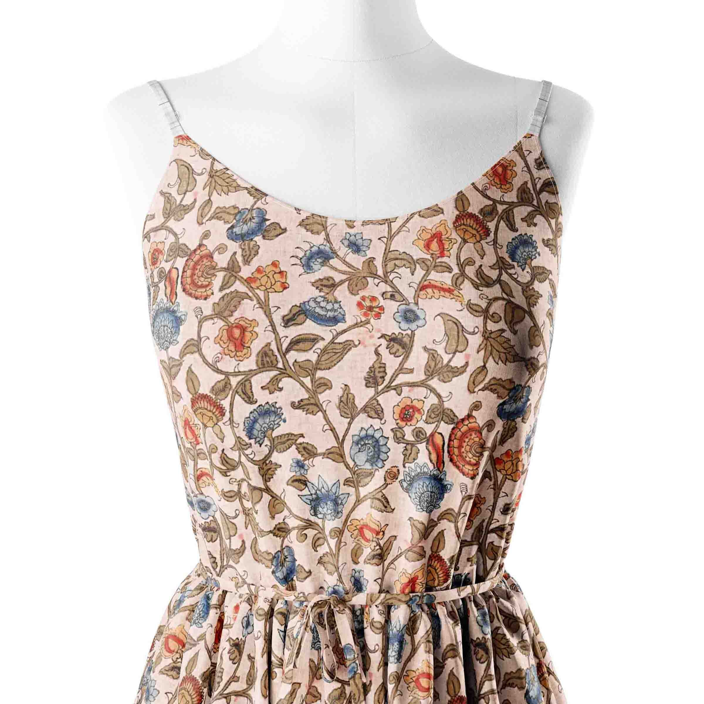 Flower buds Kalamkari