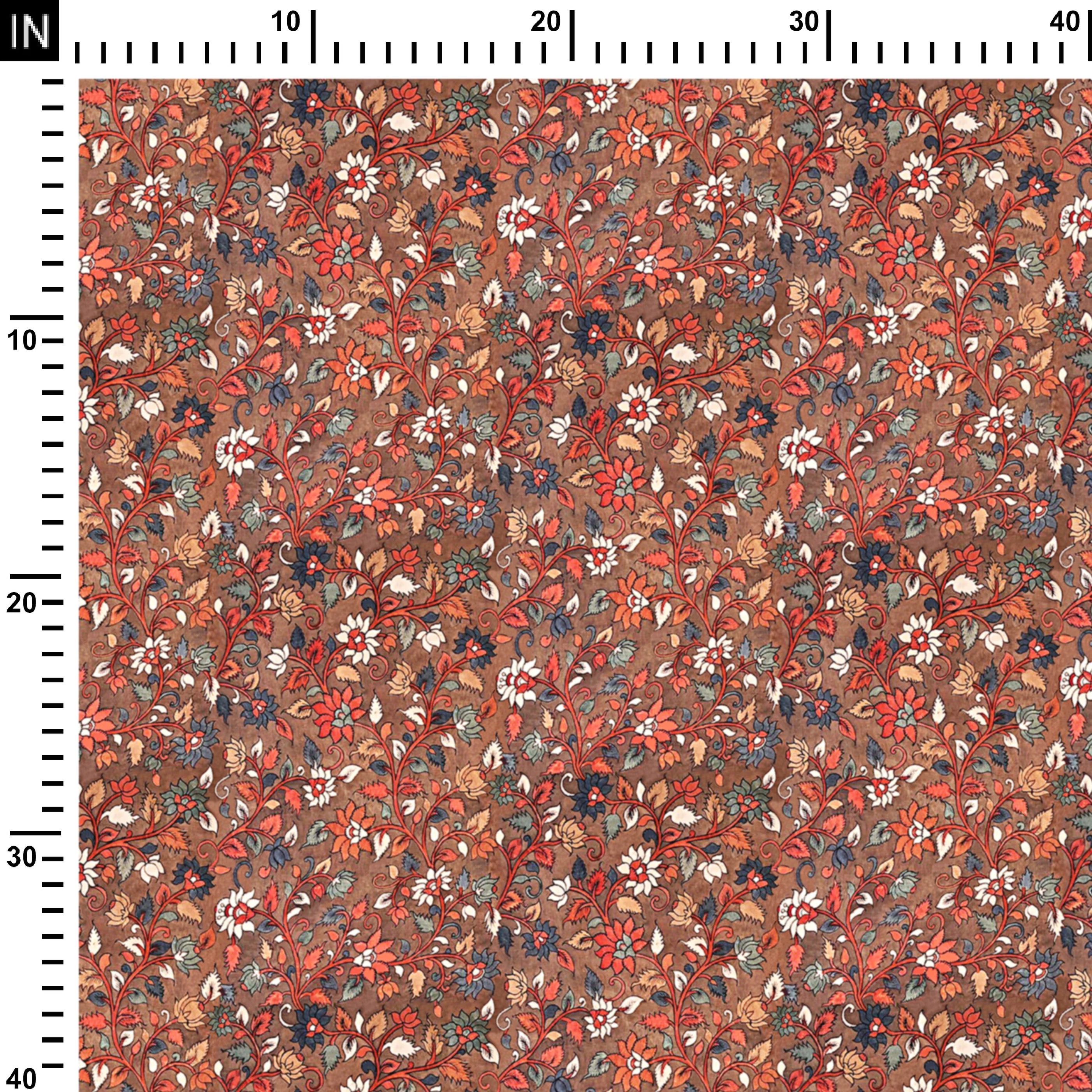 तने और फूल कलमकारी