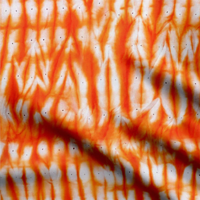 Tangerine tie dye