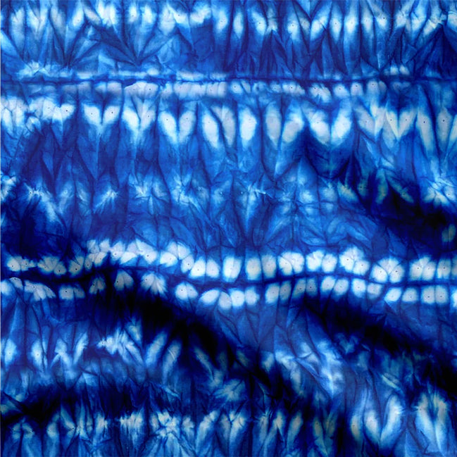 Indigo dyed stripes