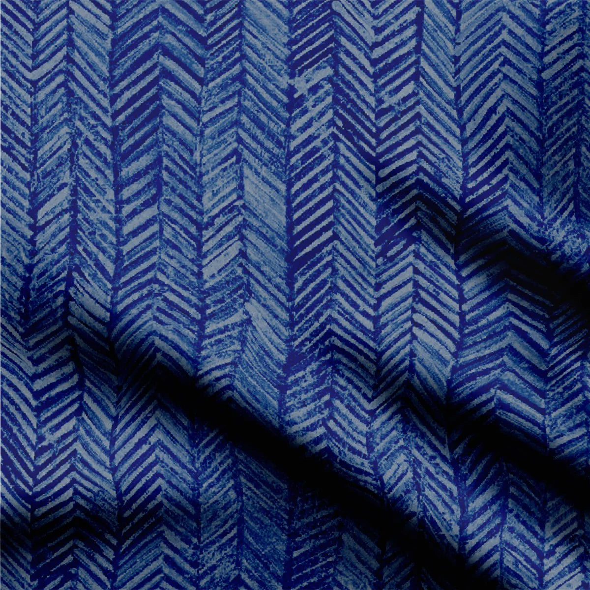 Chevron indigo