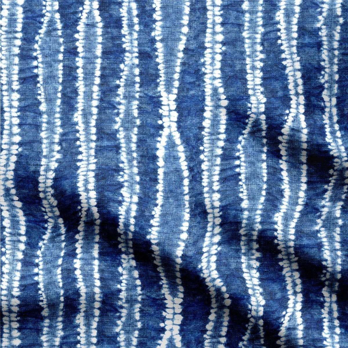 Tie dye stripe indigo