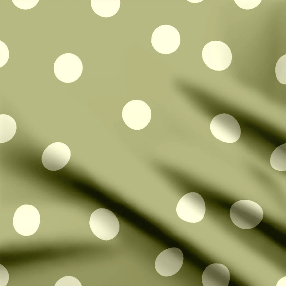 Creamy dot pristine green