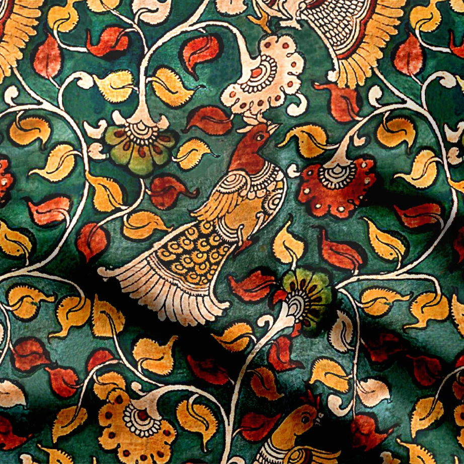 Green Kalamkari Paint