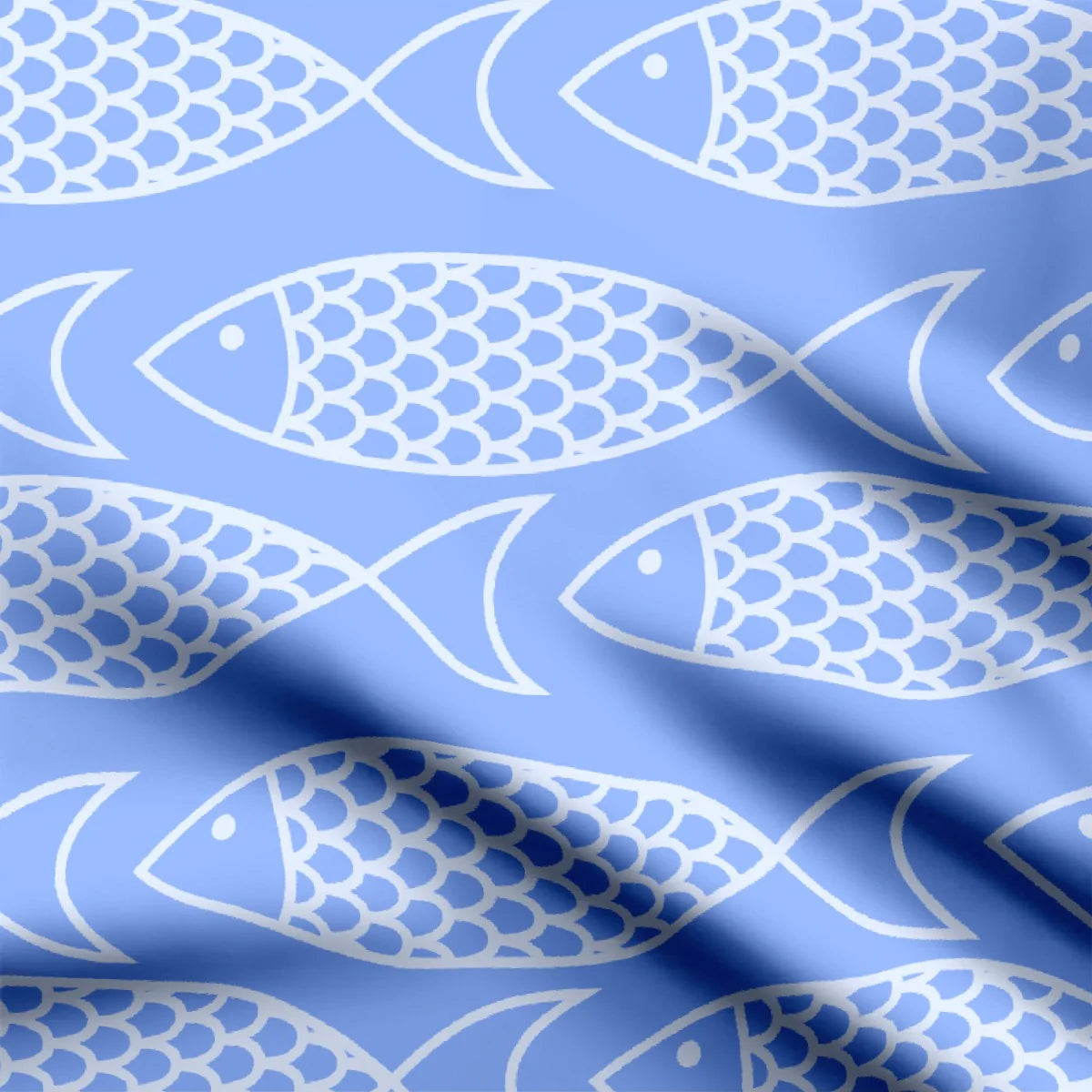 Blue Fish Motif