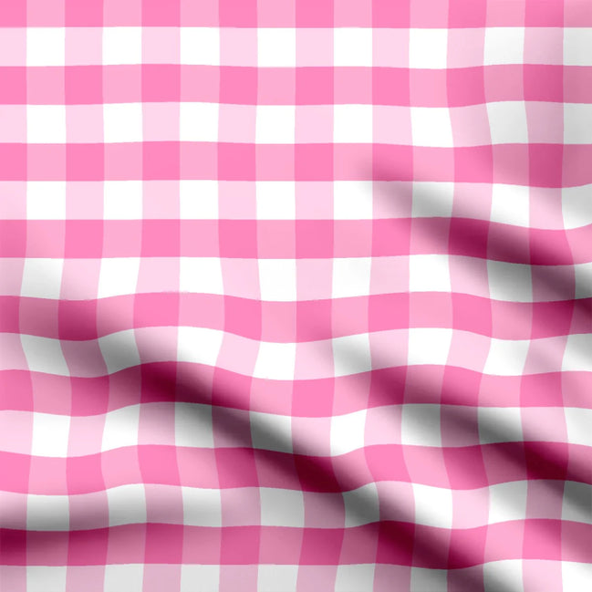 Pink Gingham Checks