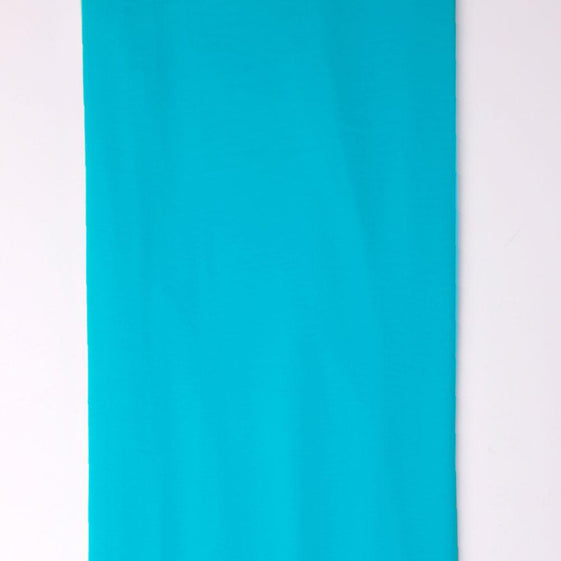 Blue Plain Georgette Solid Fabric