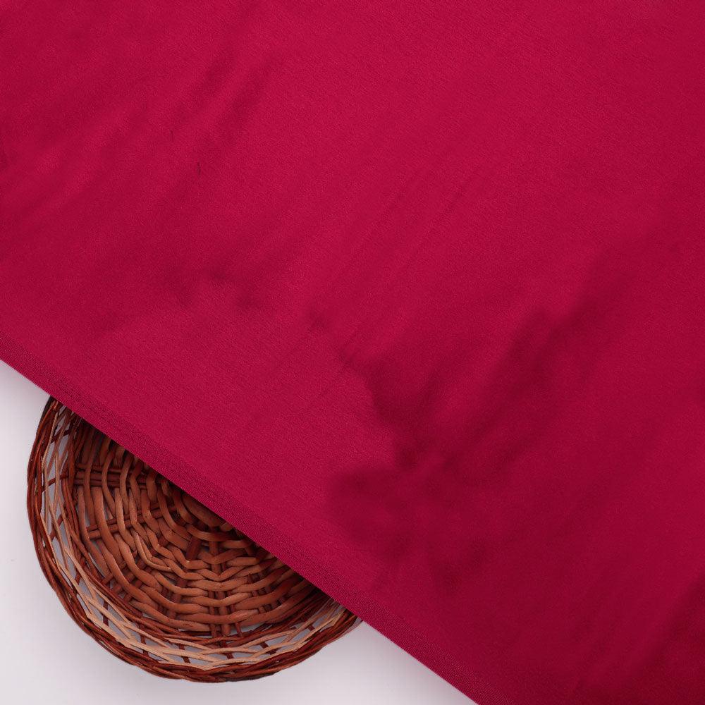 Maroon Plain Japan Satin Solid Fabric