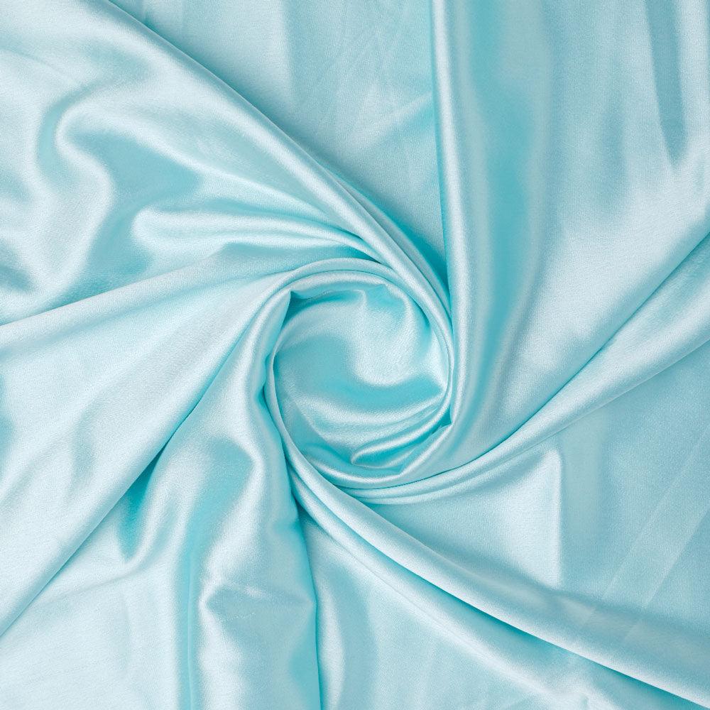 Firozi Plain Japan Satin Solid Fabric