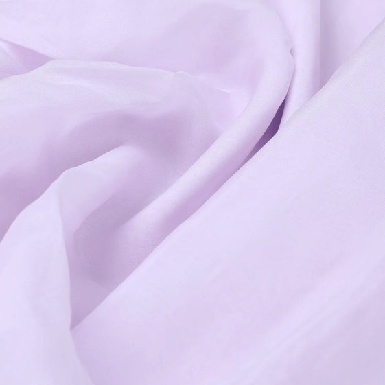 Lavender Colour Pure Organza Plain Dyed Fabric