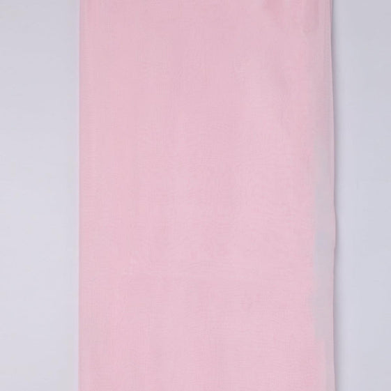 Baby Pink Colour Pure Organza Plain Dyed Fabric