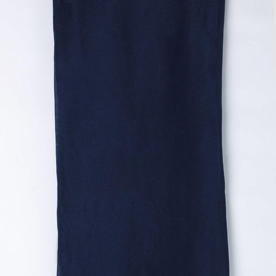 Blue Colour Pure Chinon Plain Dyed Fabric