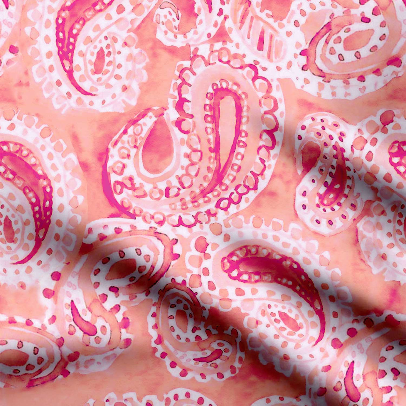 Retro pattern paisley